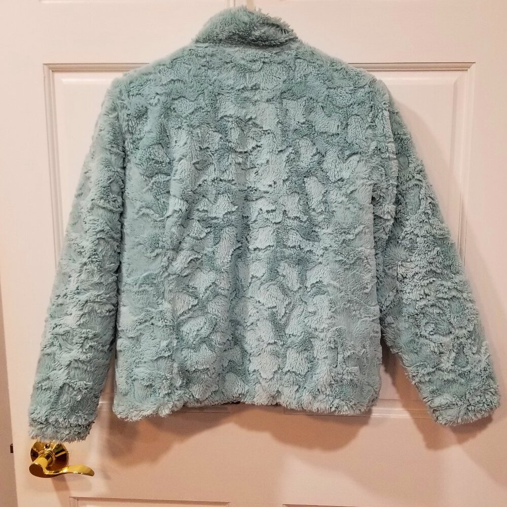 Girls' The North Face Mossbud Swirl Reversible Jacket, Size L (14/16), EUC - Picture 8 of 16
